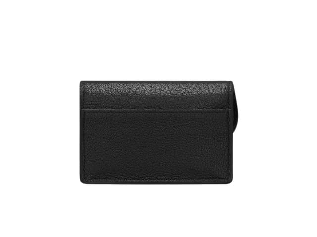 Dior Dior Saddle Flap Card Holder Black Goatskin - view 2