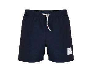 Buy THOM BROWNE DRAWCORD WAIST SWIM SHORTS IN NAVY at Sasom – Authentic and Ready to Ship
