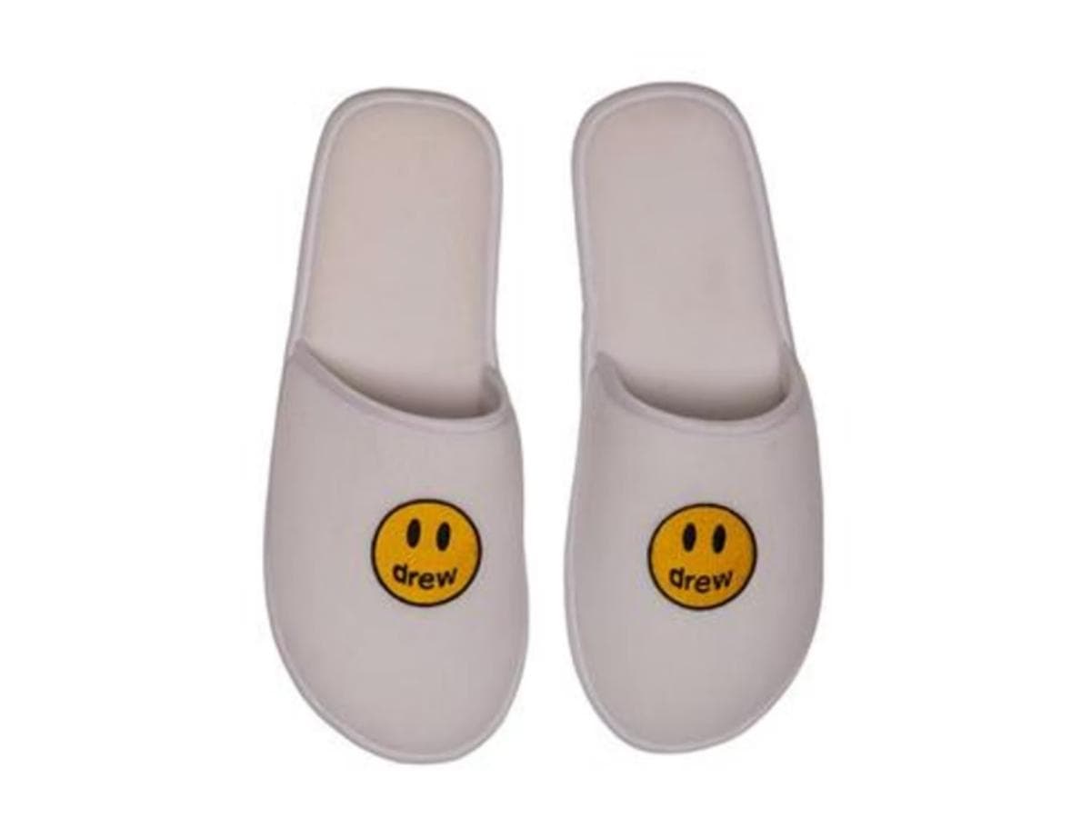 Drew House mascot slippers white