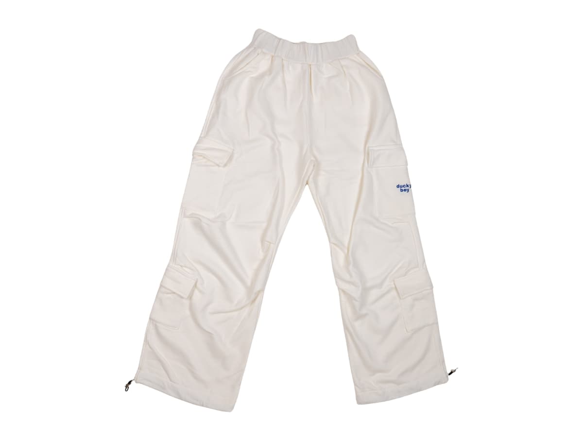 Duckyboy Cargo Sweatpant Ivory