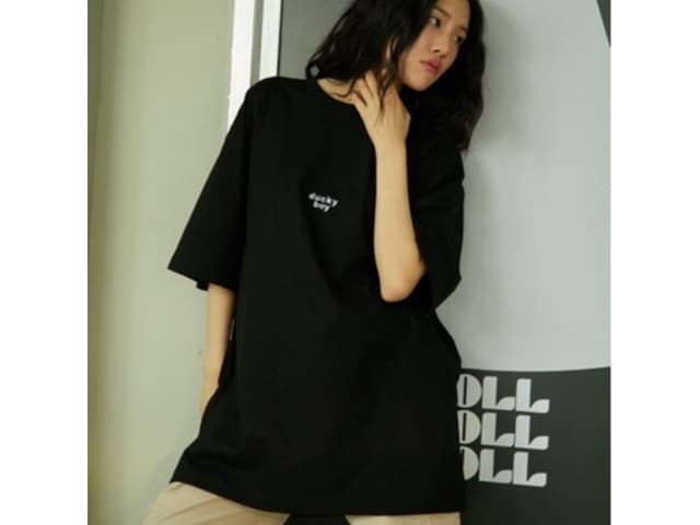 DUCKYBOY Duckyboy Oversized Tee I Will Survive This Year Black - view 3