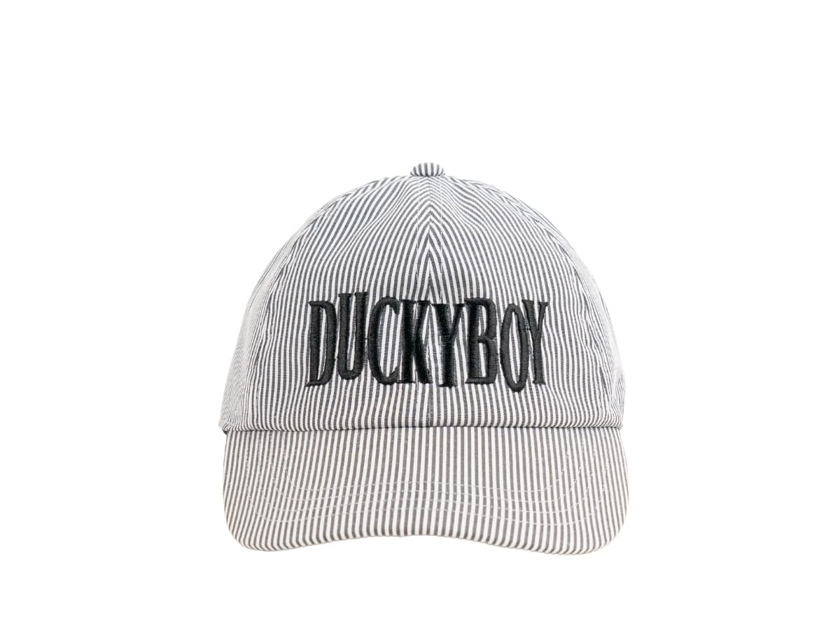 Duckyboy Stripe Cap Duckyboy Black