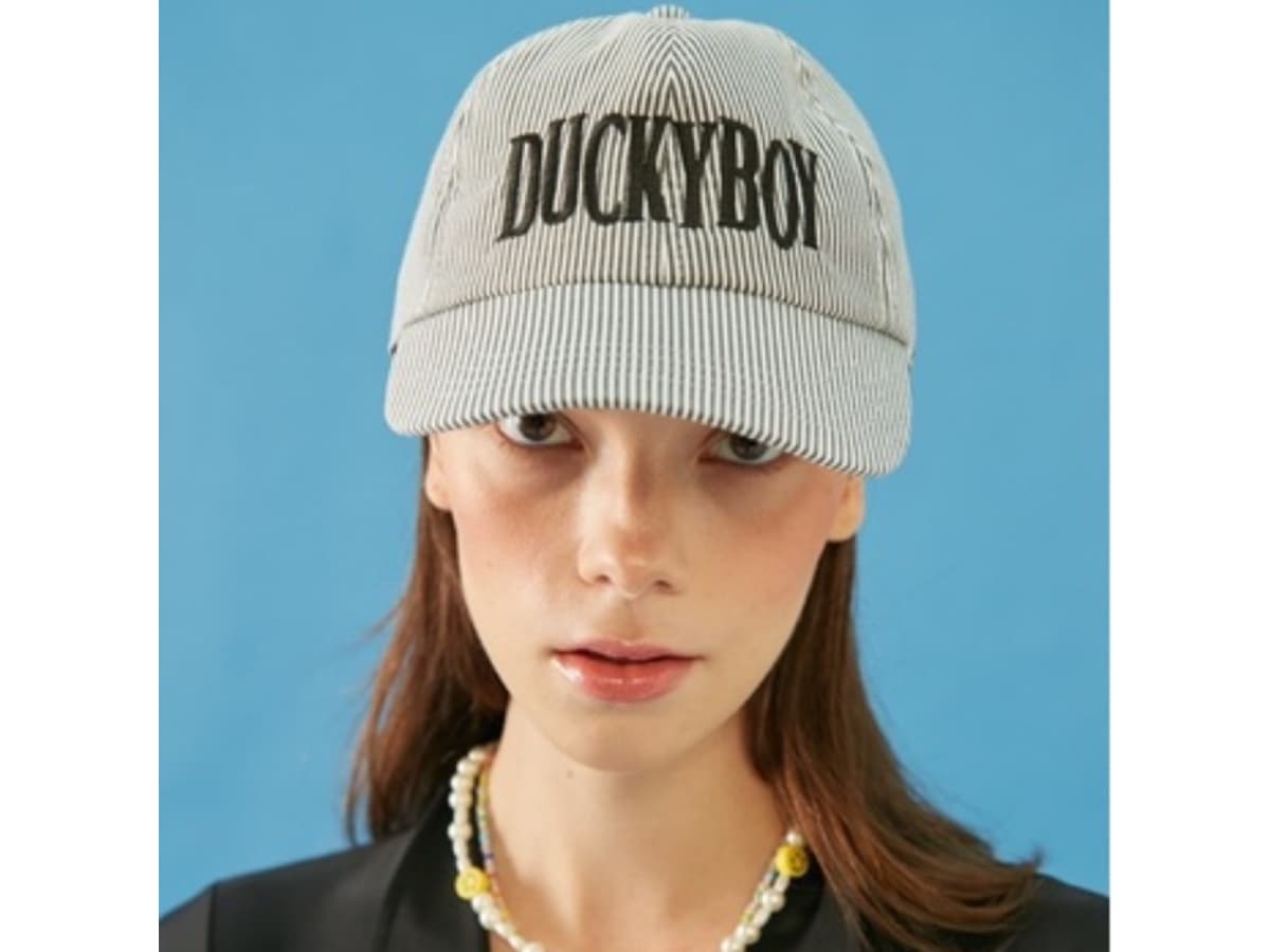 Duckyboy Stripe Cap Duckyboy Black