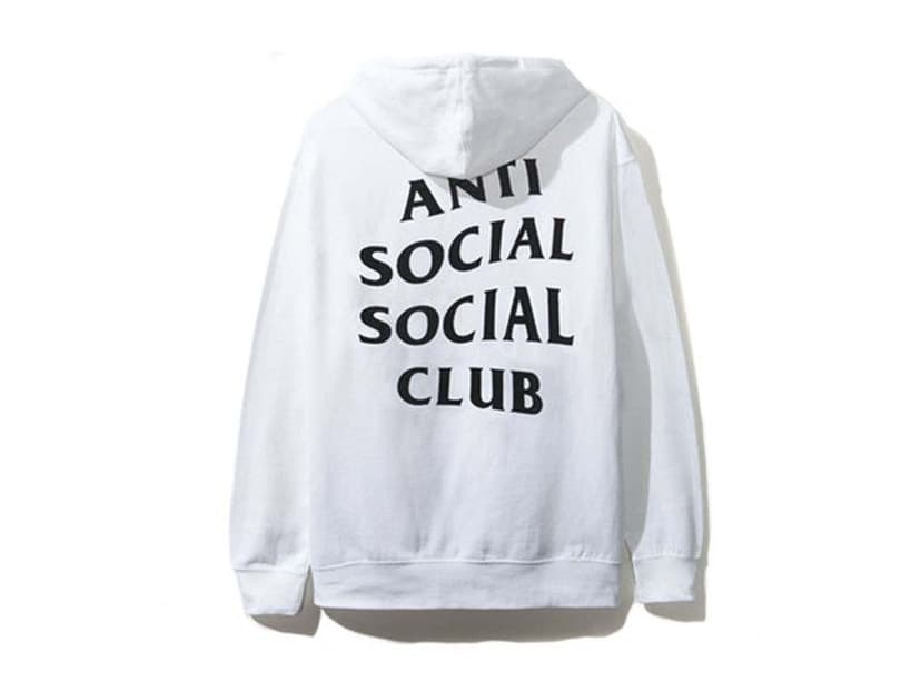 Anti Social Social Club ASSC Emblem White Hoodie