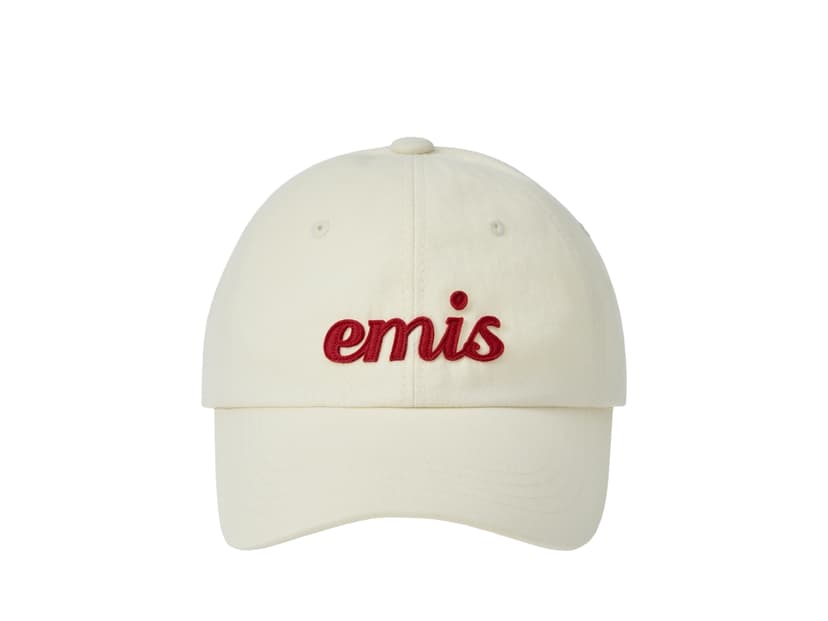 Emis Emis Applique Ball Cap Cream