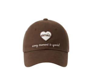 Buy Emis Heart Wappen Ball Cap Brown at Sasom – Authentic and Ready to Ship