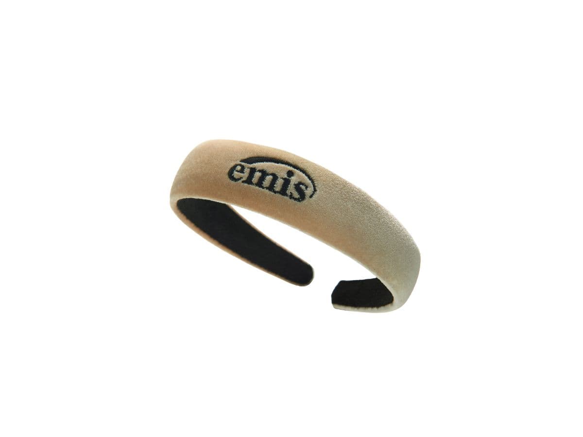 Emis New Logo Hairband Beige