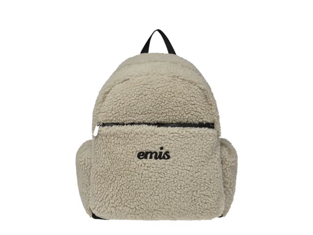 Emis Emis Shearling Backpack Beige - view 1