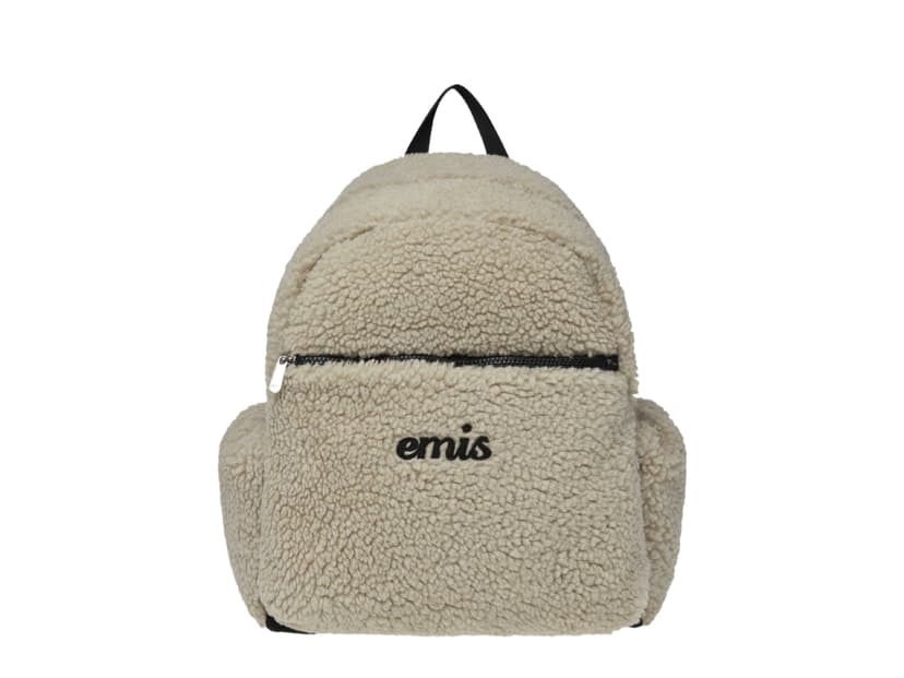Emis Emis Shearling Backpack Beige