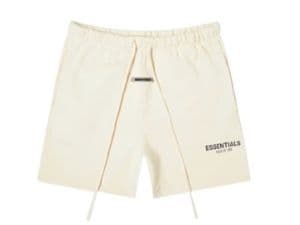 Buy Essentials Sweat Shorts Cream at Sasom – Authentic and Ready to Ship