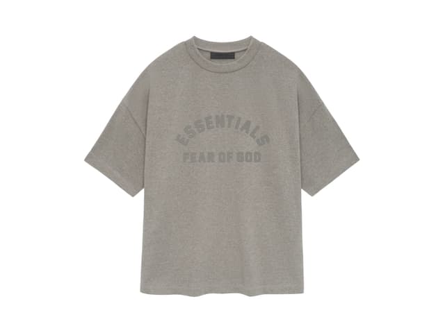 Fear of God Fear of God Essentials Heavy S/S Tee Heather Grey (SS24) - view 1