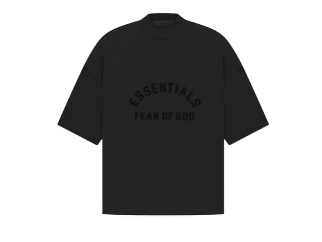 Fear of God Fear of God Essentials Tee Jet Black (SS23) - view 1
