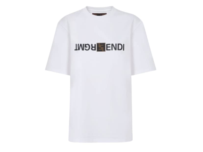 Fendi Fendi FRGMT T-Shirt White