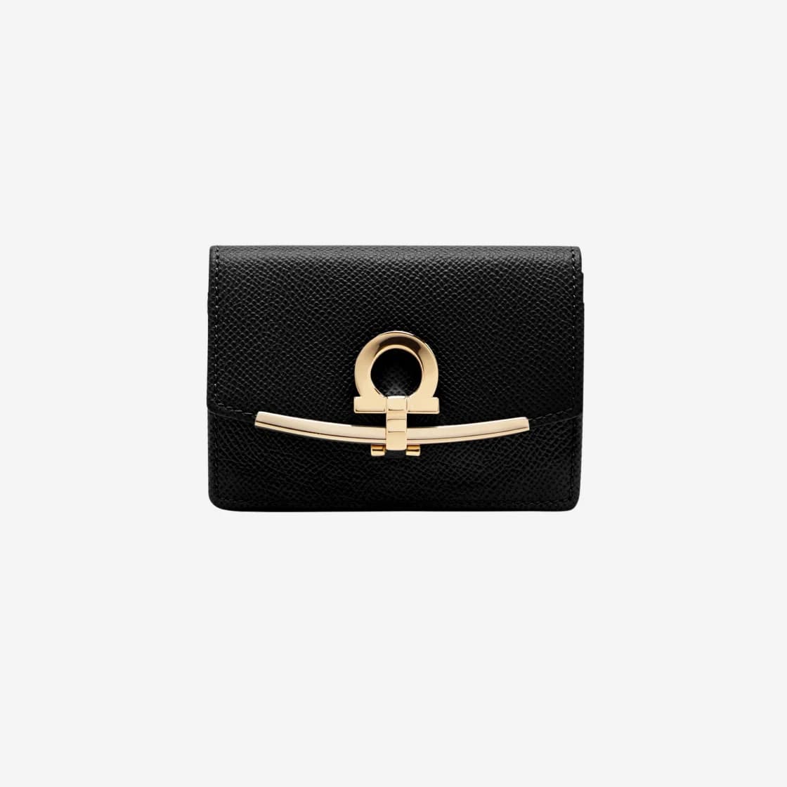 Ferragamo Gancini Card Case Black