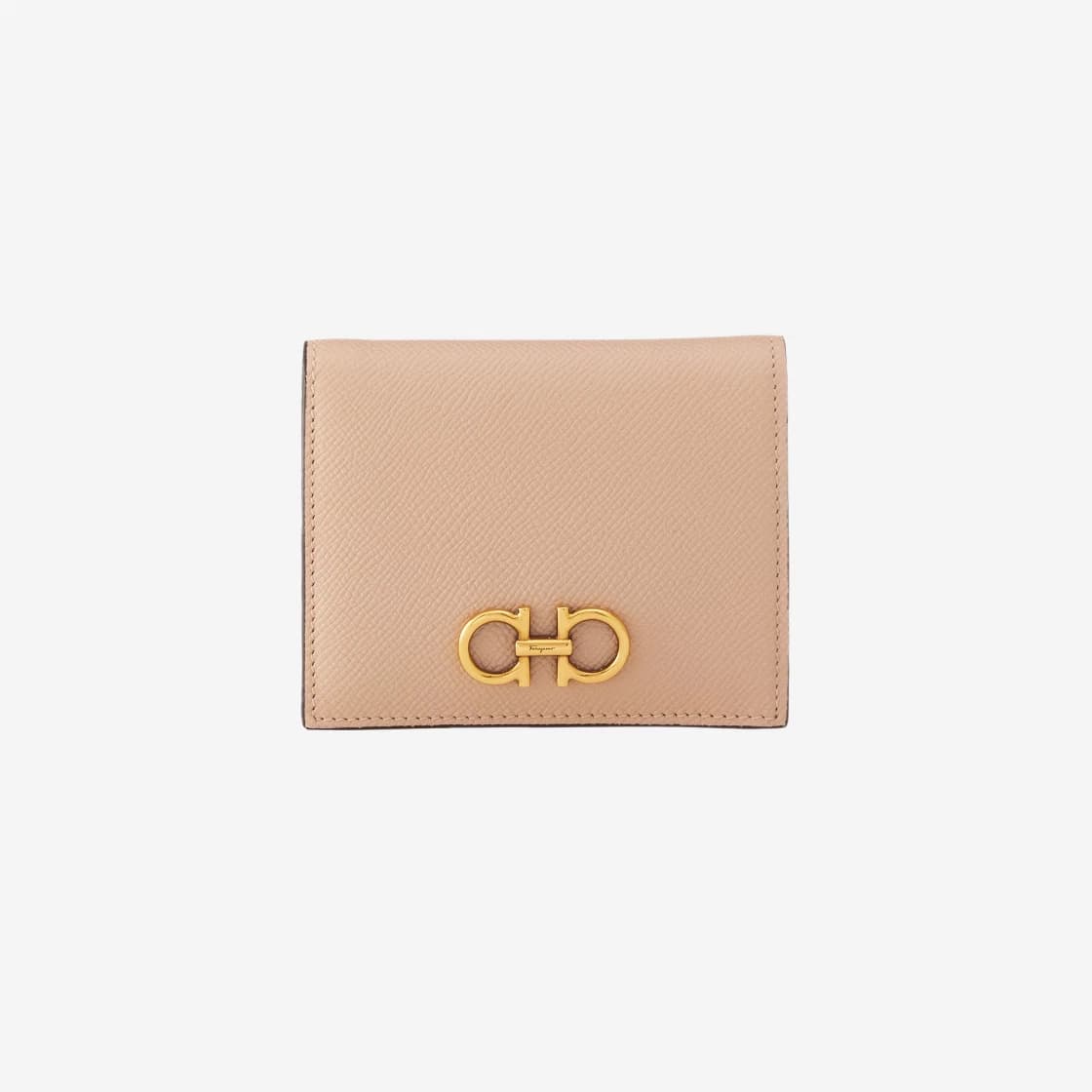 Ferragamo Gancini Compact Wallet Amaretti