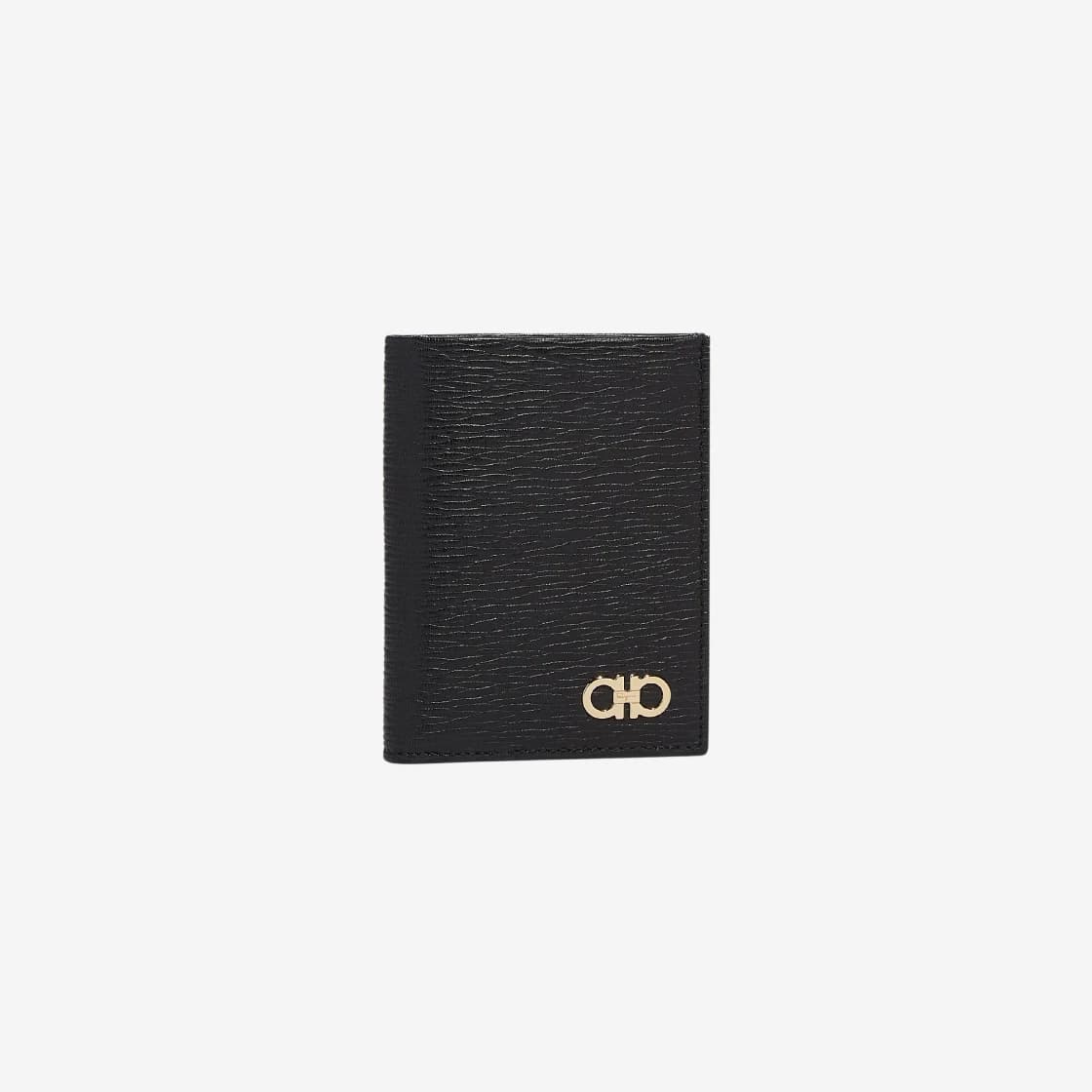 Ferragamo Gancini Compact Wallet Black