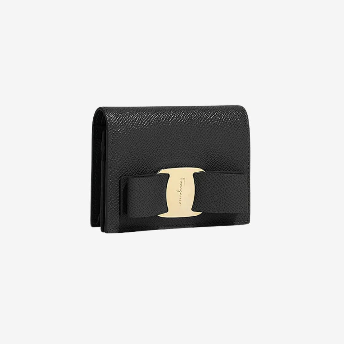 Ferragamo Vara Coin Wallet Black