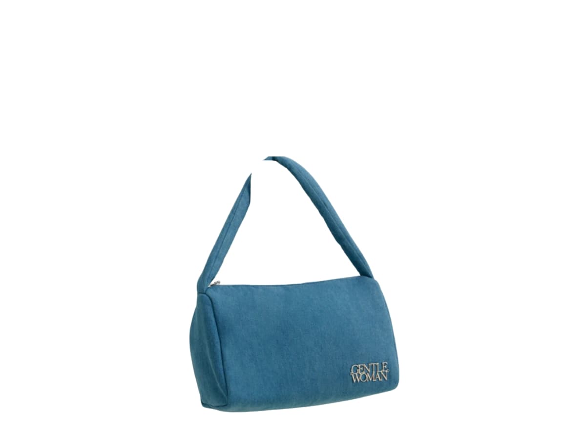 Gentlewoman Fluffy Shoulder Bag Blue