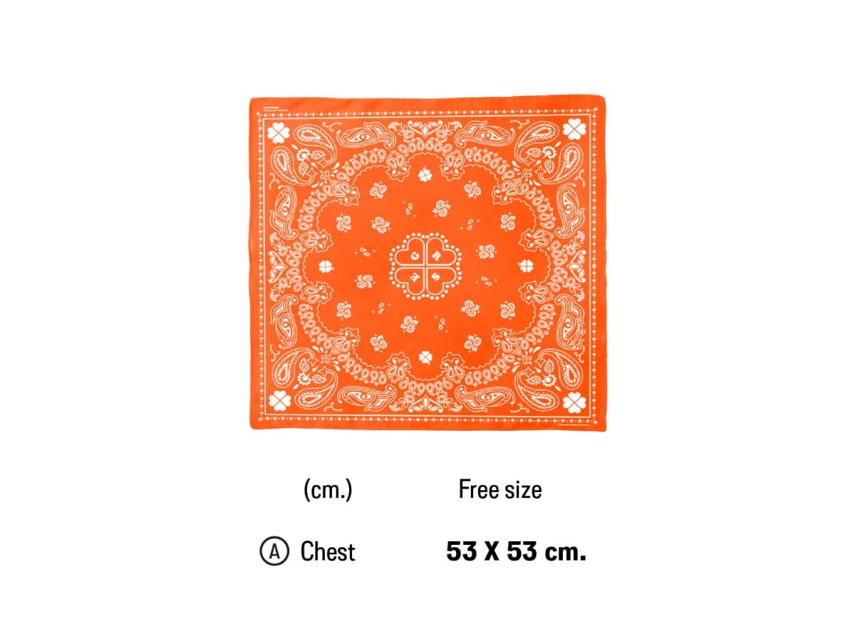 Getricheasy Bandana Paisley Orange