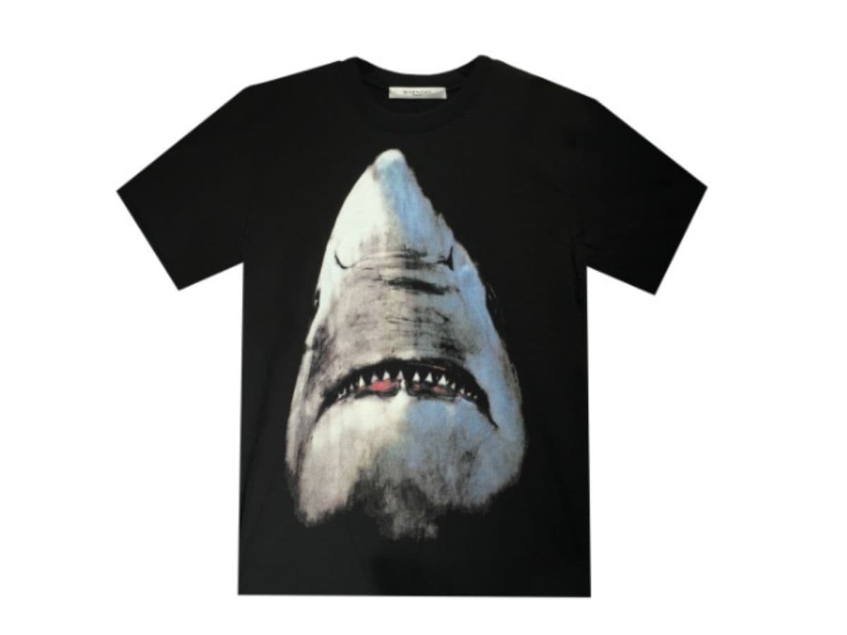 GIVENCHY SHARK PRINT T-SHIRT