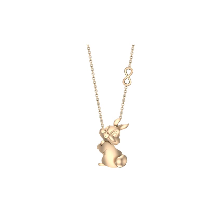 RAVIPA Gold Miss Bunny Necklace