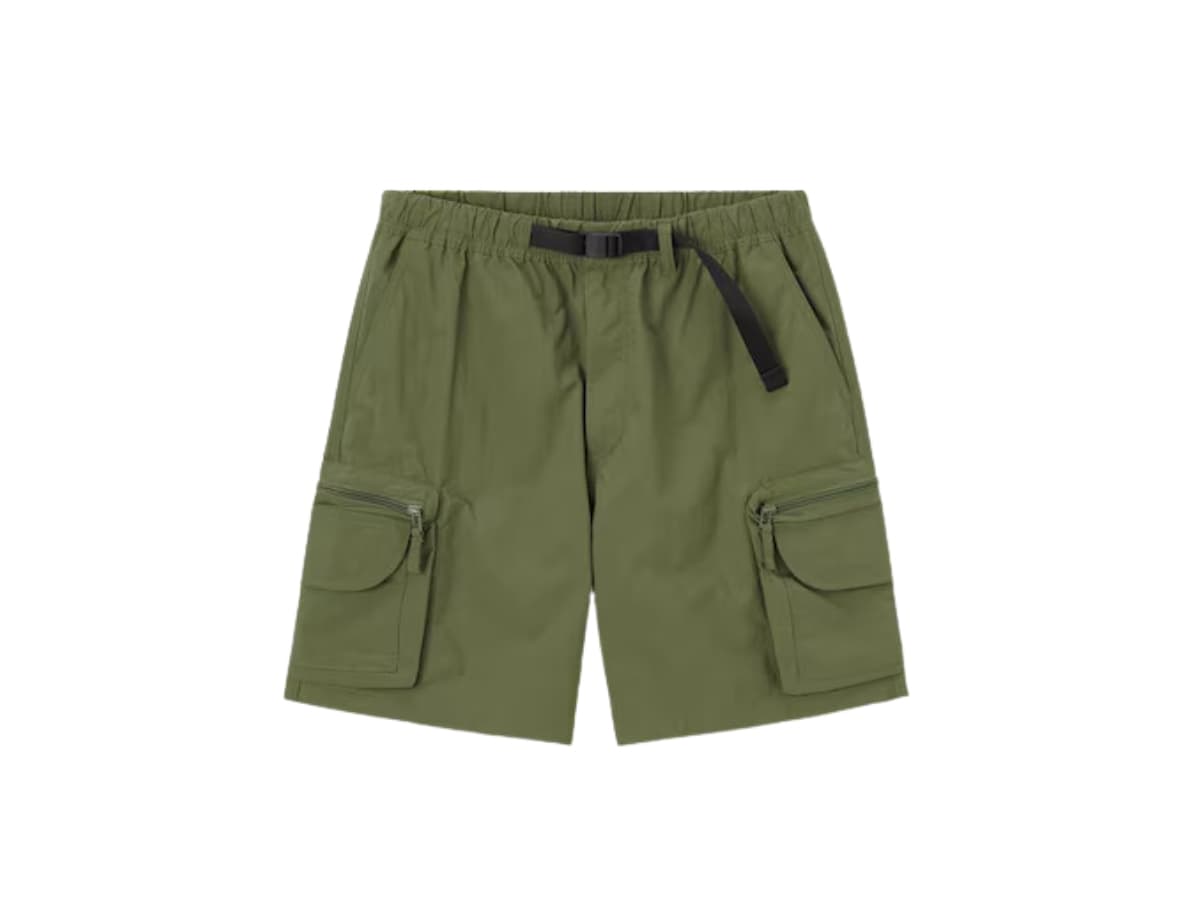 GU Nylon cargo shorts Olive