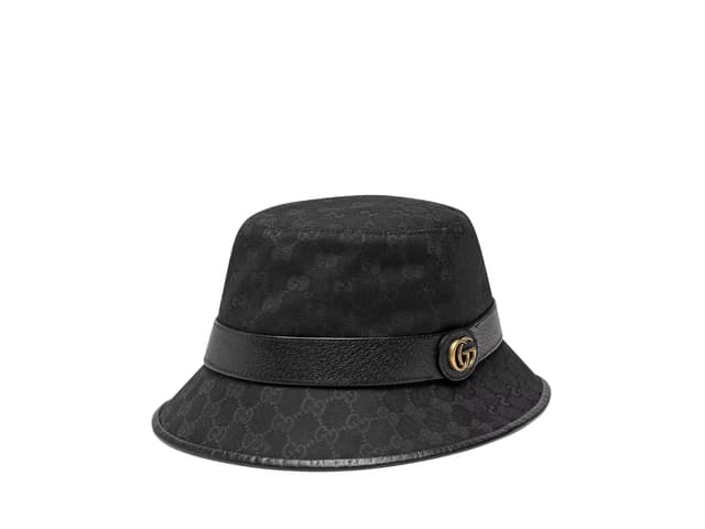 Gucci Gucci GG Canvas Bucket Hat With Double G Black - view 2
