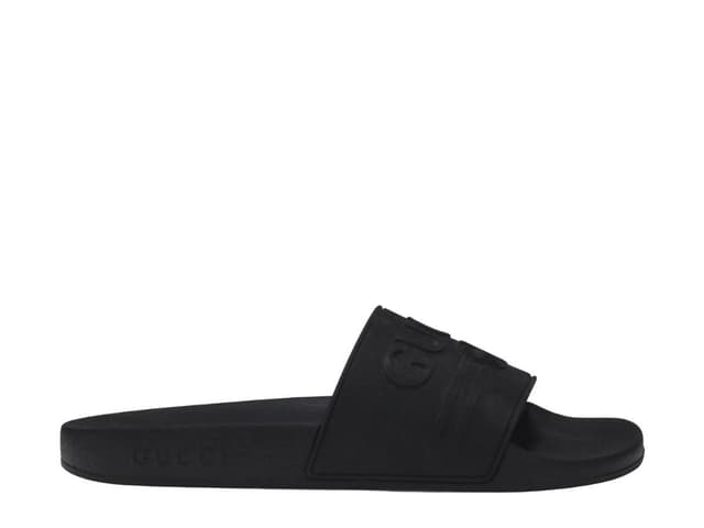 Gucci Gucci Logo Rubber Slide Black (W) - view 1