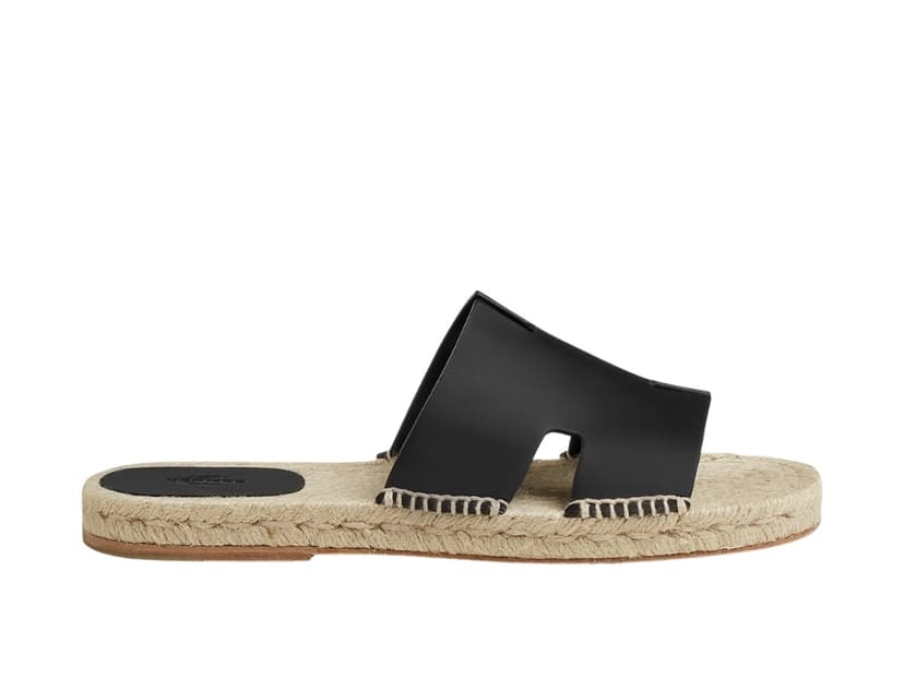 Hermes Hermes Antigua Espadrille Noir