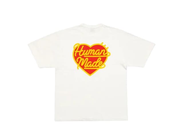 Human Made Human Made Heart Badge T-Shirt White - view 2