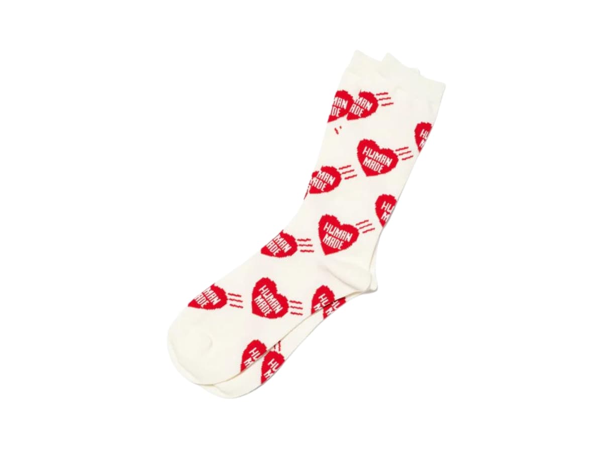 Human Made Heart Socks Red