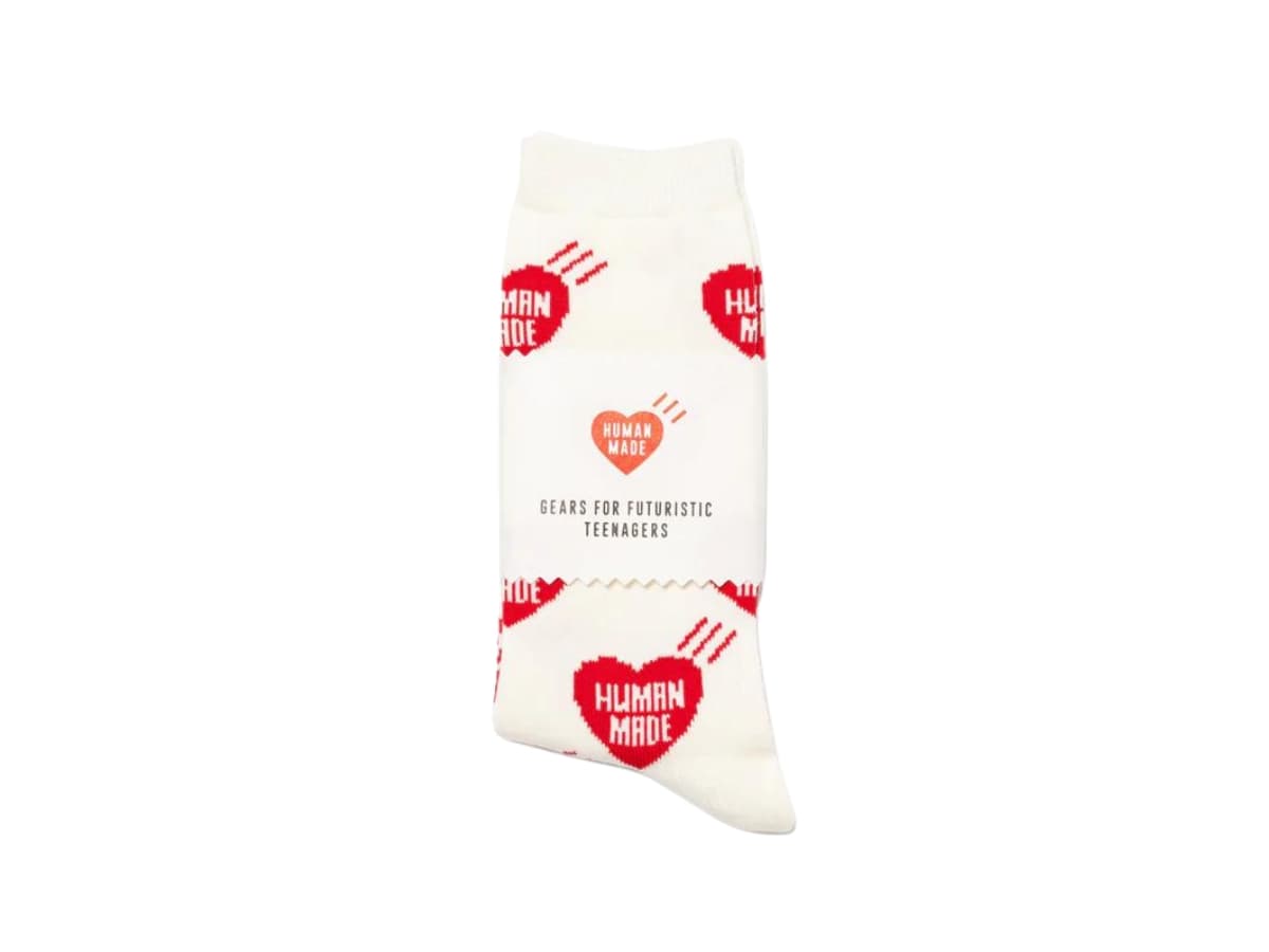 Human Made Heart Socks Red