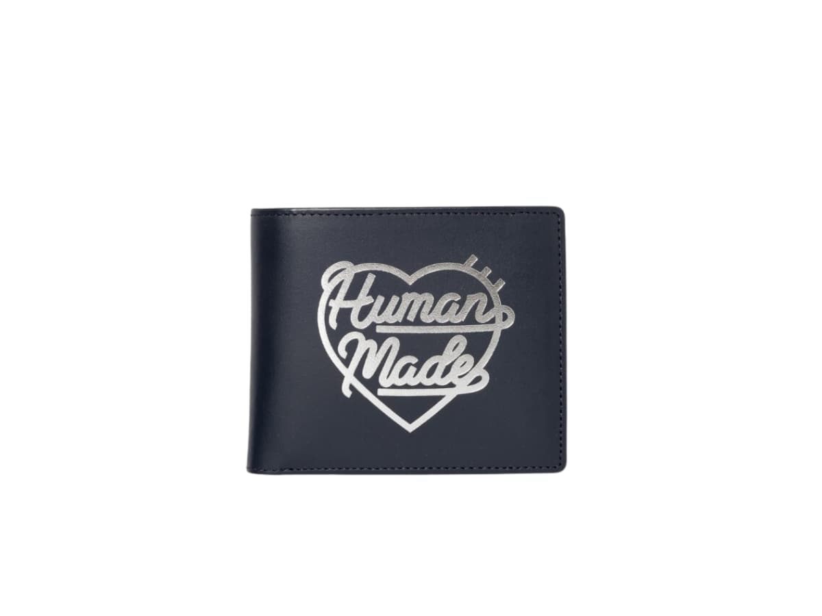 Human Made Leather Wallet Black