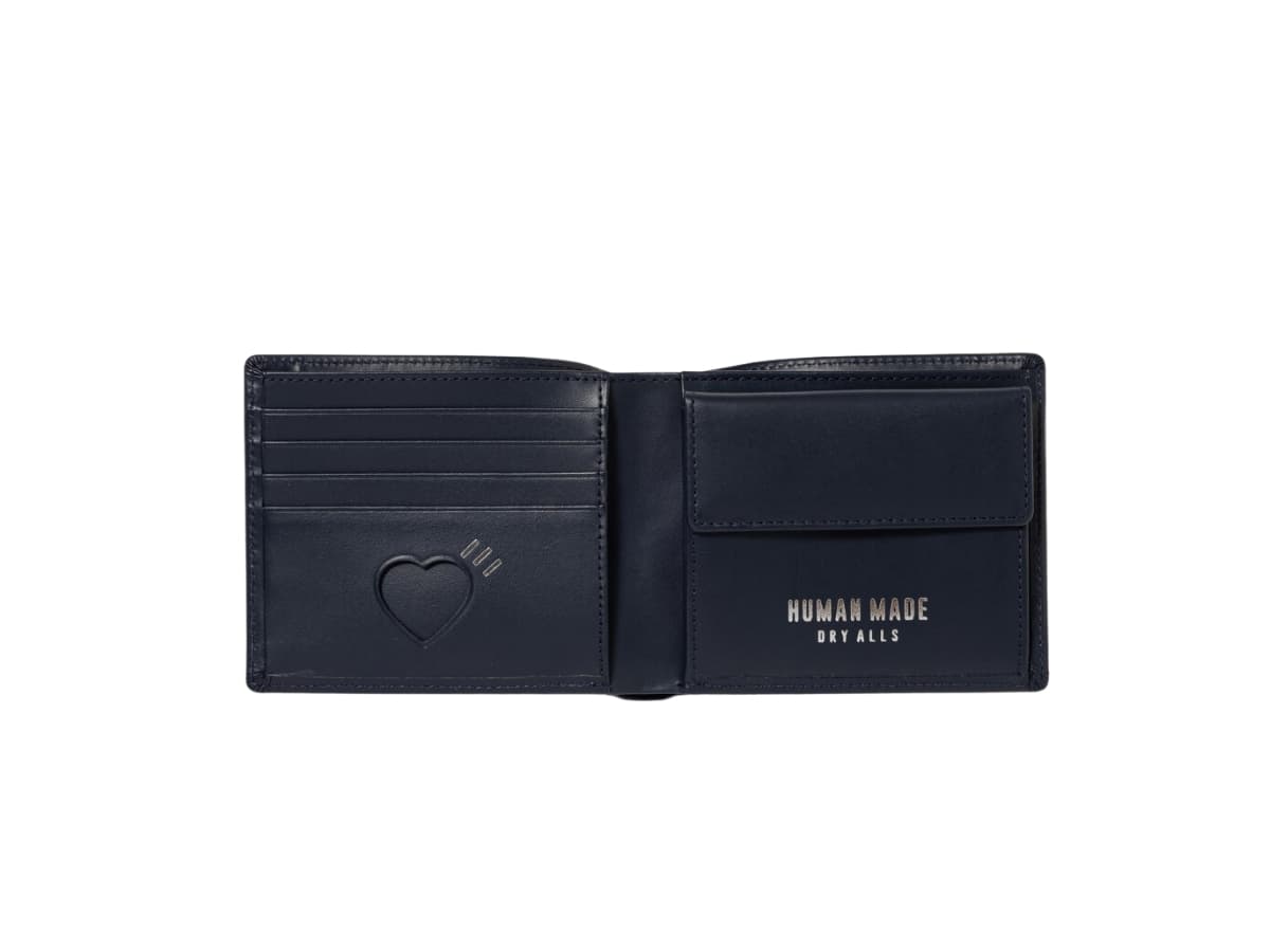 Human Made Leather Wallet Black