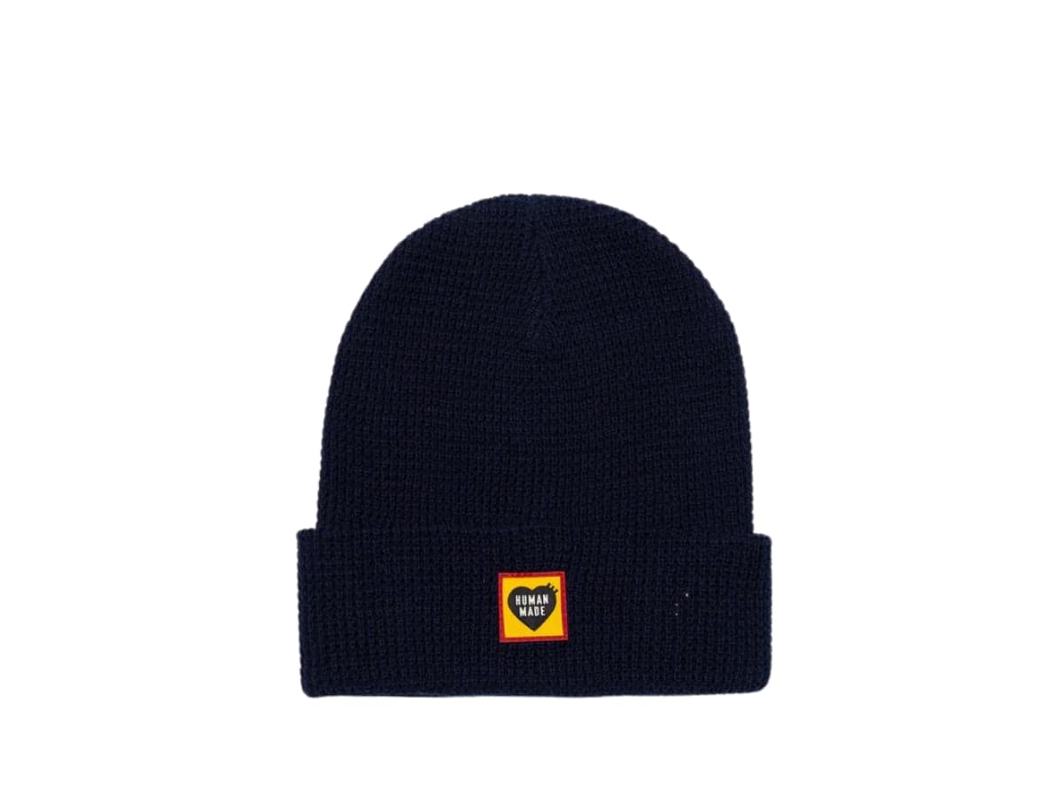 Human Made Waffle Beanie Navy