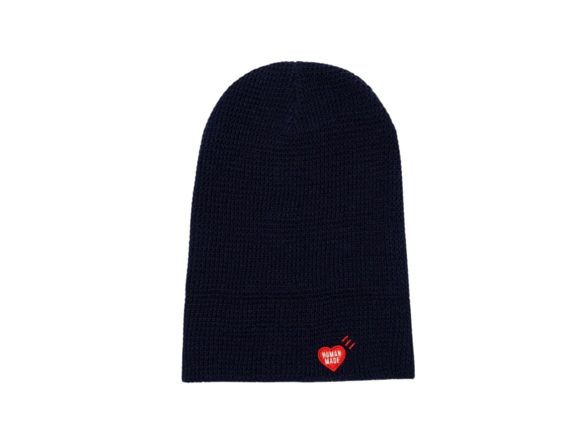 Human Made Waffle Beanie Navy