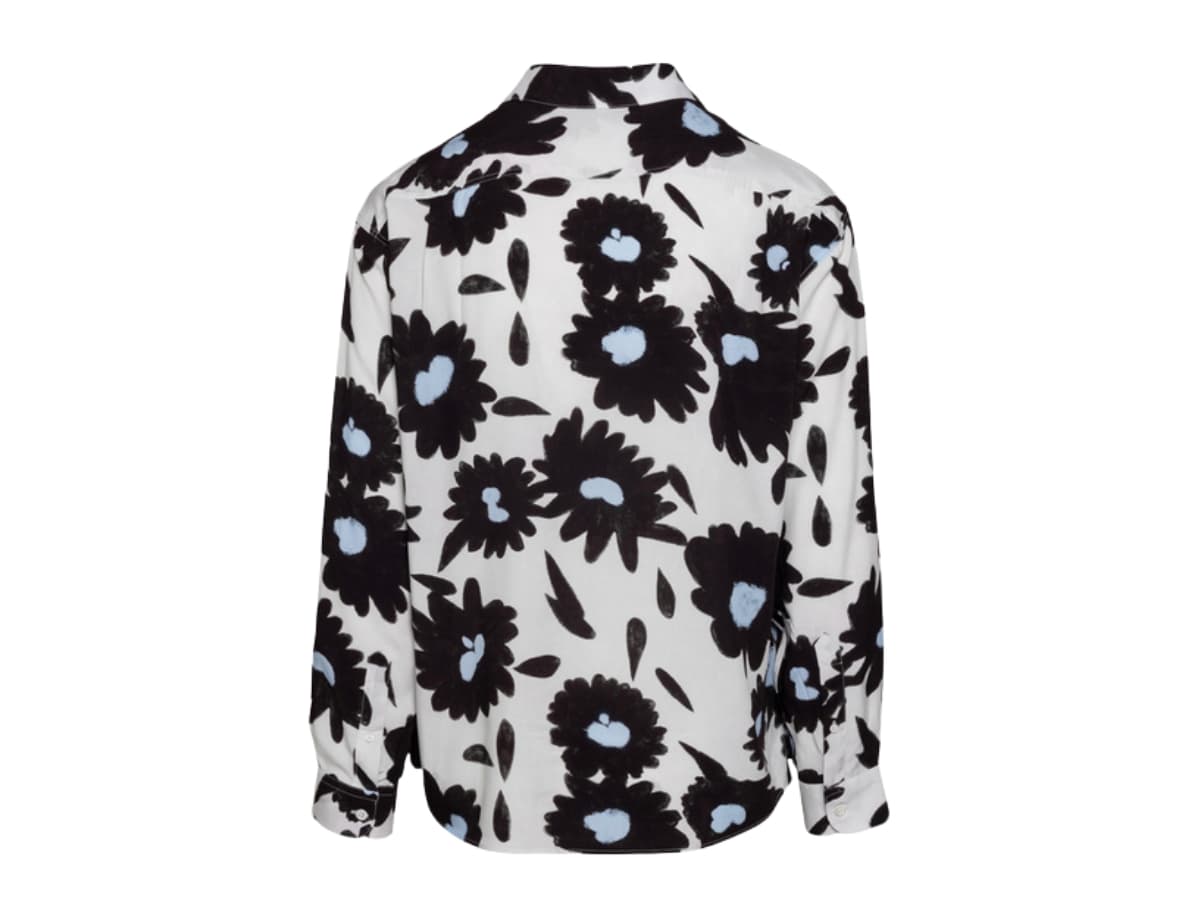 Jacquemus Floral Long Shirt Grey