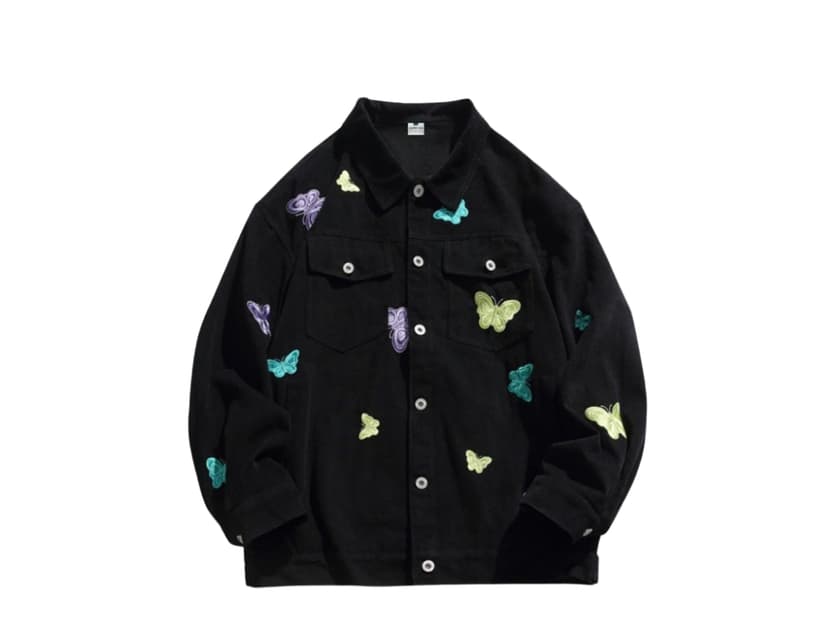 Jeera 168 Jeera 168 Black Butterfly Jacket