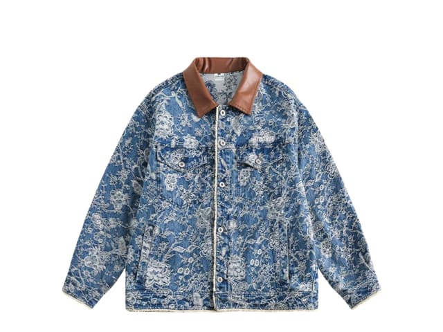 Jeera 168 Jeera 168 Floral Denim Jacket - view 1