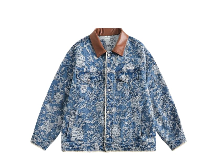 Jeera 168 Jeera 168 Floral Denim Jacket