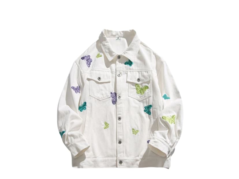 Jeera 168 Jeera 168 White Butterfly Jacket