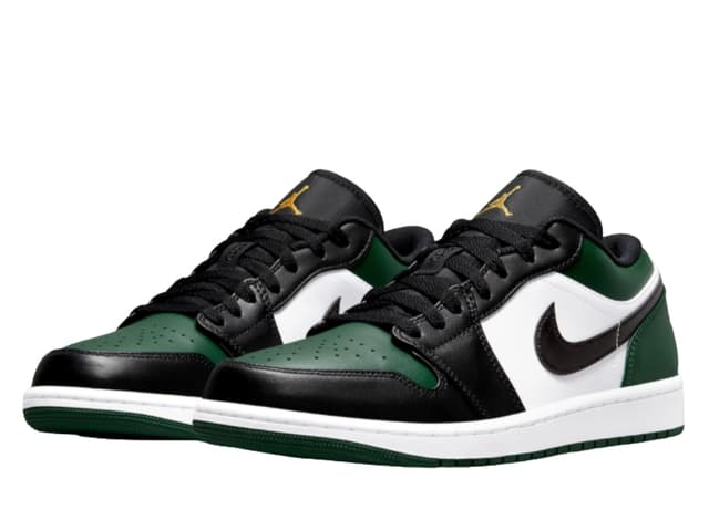 Jordan Jordan 1 Low Green Toe - view 3