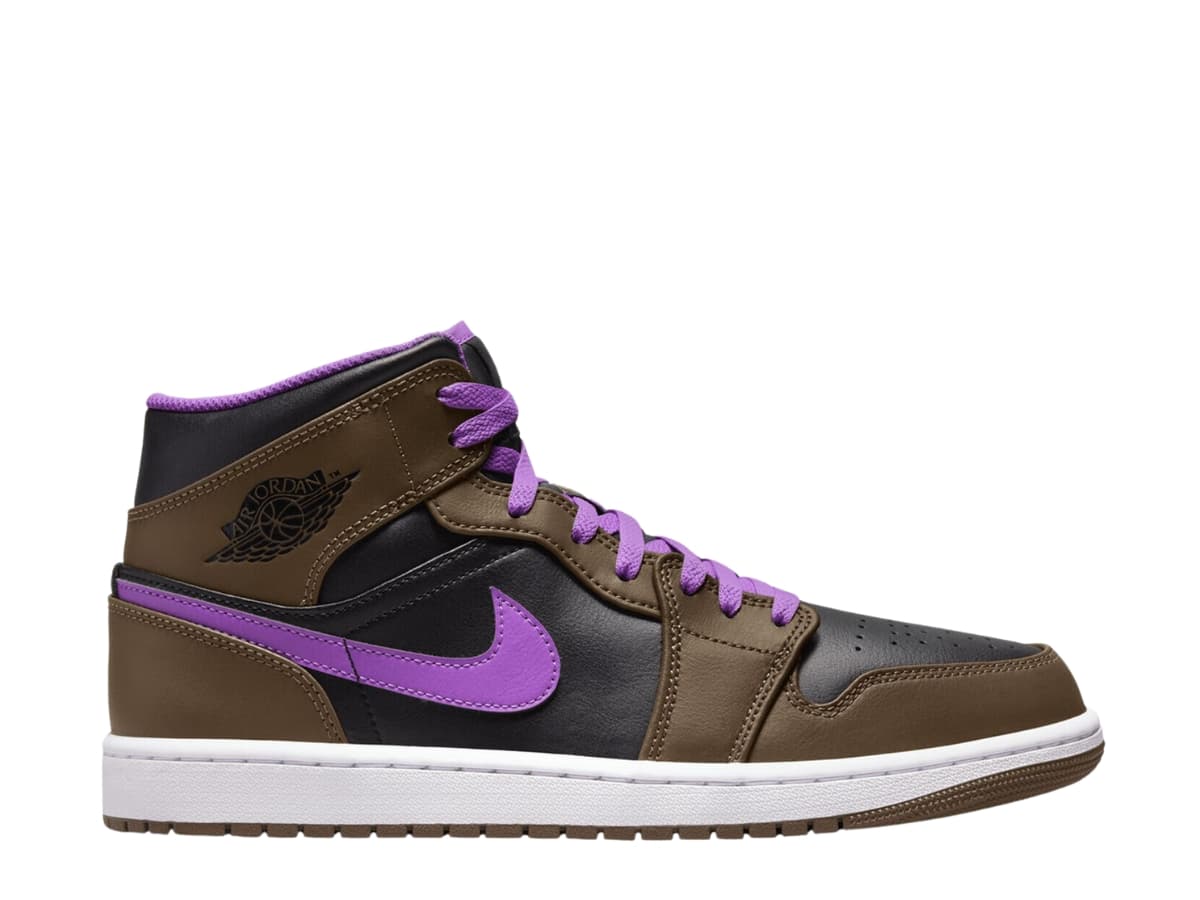 Jordan 1 Mid Purple Mocha