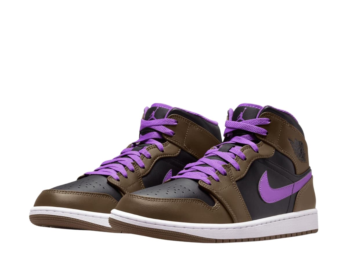 Jordan 1 Mid Purple Mocha