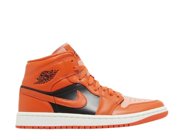 Jordan Jordan 1 Mid SE Rush Orange Crimson Bliss (Women's) - view 1