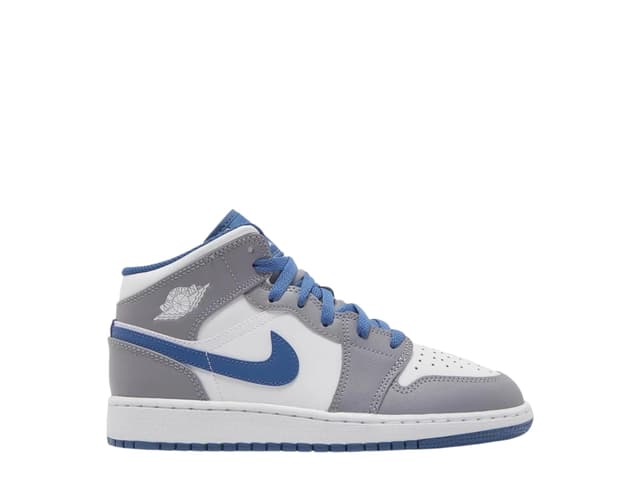 Jordan Jordan 1 Mid True Blue Cement (GS) - view 1