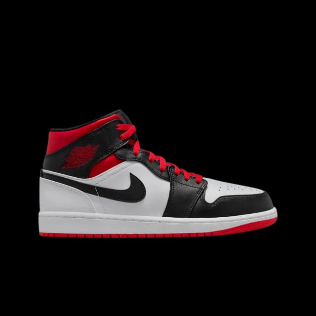 Jordan Jordan 1 Mid Gym Red Black Toe - view 2