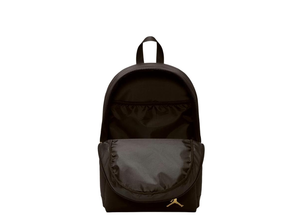 Jordan Black And Gold Backpack