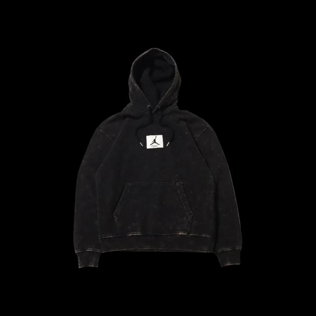 Jordan Jordan Essential Washed Fleece Hoodie Black - Asia - view 1