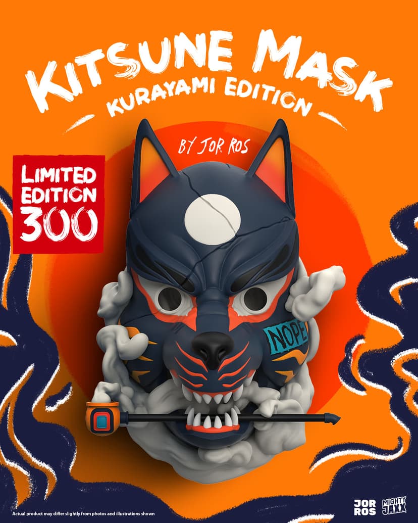 Mighty Jaxx Kitsune Mask (Kurayami Edition) ft. Jor Ros by Mighty Jaxx